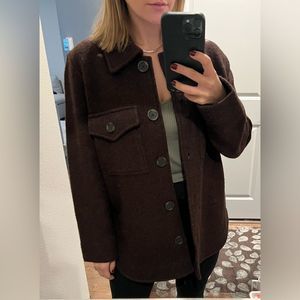Madewell wool shirt jacket
